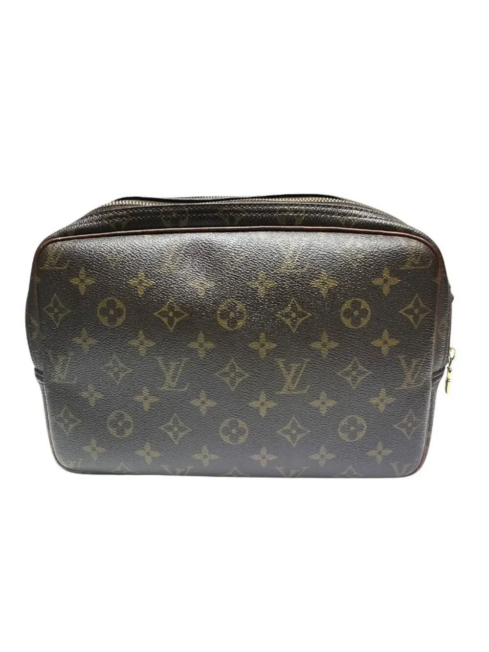 Louis Vuitton Reporter PM Monogram Shoulder Bag Canvas